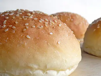 Homemade Sesame Seed Buns