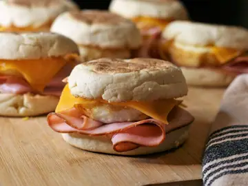 Ham & Cheese Breakfast Sandwich