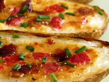 Pimento Cheese Potato Skins