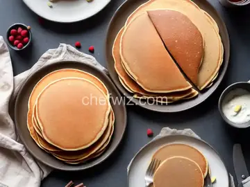 100% Whole Wheat Pancakes