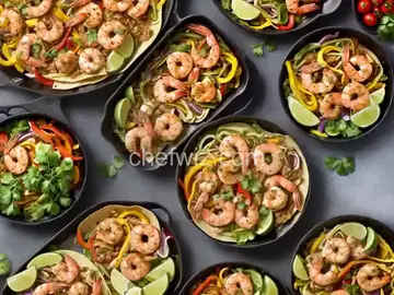 20-Minute Shrimp Fajitas Sheet Pan Dinner
