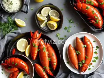 Air Fryer Lobster Tails with Lemon-Garlic Butter