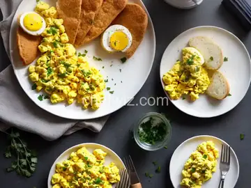Air Fryer Scrambled Eggs On The Go