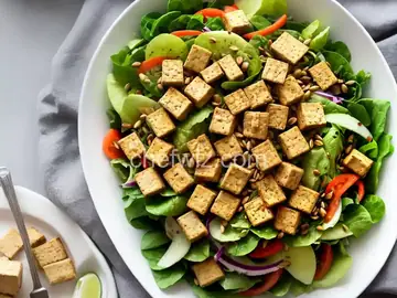 Amazing Crunchy Tofu Salad