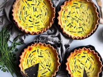 Asparagus and Swiss Cheese Quiche
