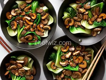 Baby Bok Choy and Shiitake Stir-Fry