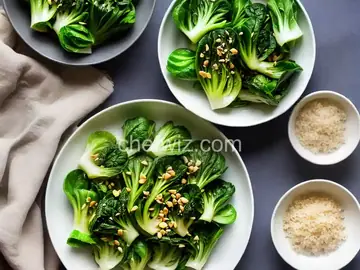 Baby Bok Choy with Garlic
