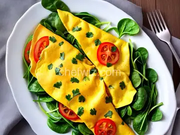 Baby Spinach Omelet