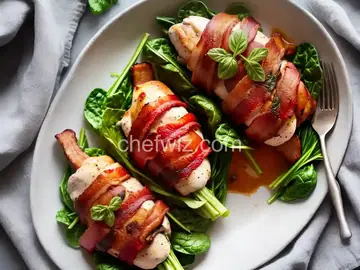 Bacon-Wrapped Chicken Stuffed with Spinach and Ricotta