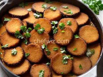 Baked Fried Breaded Eggplant