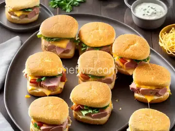 Baked Ham and Cheese Sliders