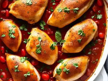 Baked Italian Chicken Dinner