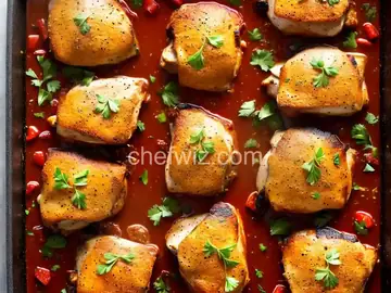 Baked Italian Chicken Thighs