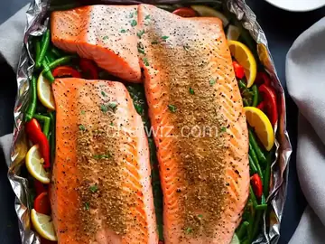 Baked Salmon in Foil