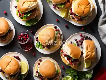 Baked Turkey and Cranberry Sliders