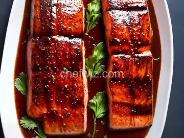Balsamic-Glazed Salmon Fillets