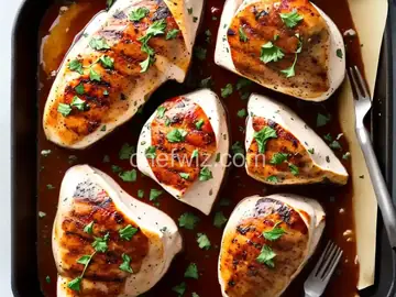 Balsamic Goat Cheese Stuffed Chicken Breasts