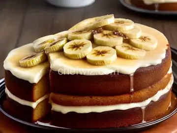 Bananas Foster Cake