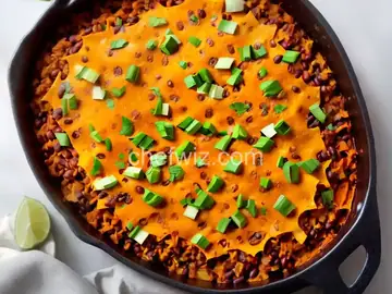 Bean and Honey Burrito Casserole