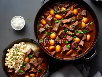 Beef Bourguignon Without the Burgundy