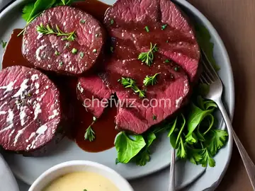 Beef Medallions with Fresh Horseradish Sauce