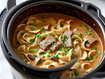 Beef Stroganoff for Instant Pot