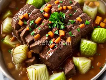 Beef and Cabbage (Lazy Golumpki)
