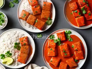 Bite-Sized Salmon Tikka