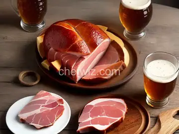 Bone-In Ham Cooked in Beer