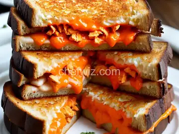 Buffalo Chicken Grilled Cheese