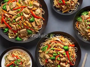 Cantonese Chicken Chow Mein