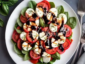 Caprese Salad with Balsamic Reduction