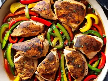 Cast Iron Chicken Fajitas