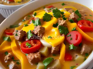 Cheeseburger Chowder