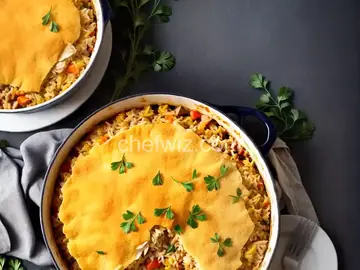 Cheesy Turkey Rice Casserole