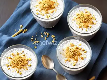 Chia Coconut Pudding with Coconut Milk
