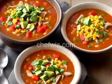 Chicken Enchilada Slow Cooker Soup