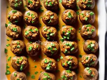 Chicken-Stuffed Mushrooms