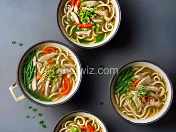 Chicken Udon Noodle Soup