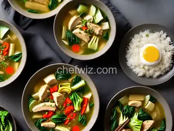 Chicken and Bok Choy Soup