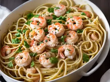 Chicken and Shrimp Carbonara