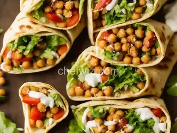 Chickpea Shawarma Wraps