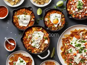 Chilaquiles with Spicy Salsa