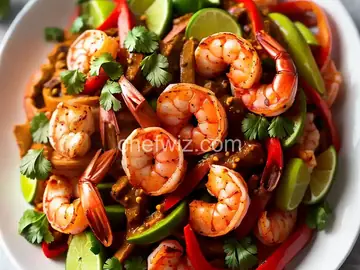 Chili-Lime Shrimp Fajitas