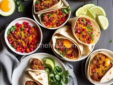 Chorizo Breakfast Burritos