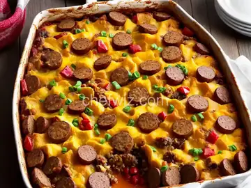 Christmas Breakfast Sausage Casserole