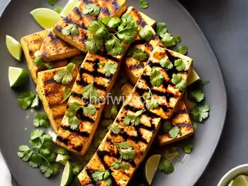 Cilantro Lime Grilled Tofu