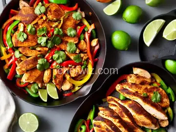 Cinnamon and Lime Chicken Fajitas