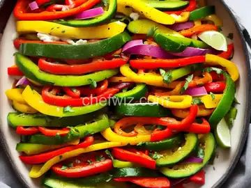 Colorful Vegetable Fajitas