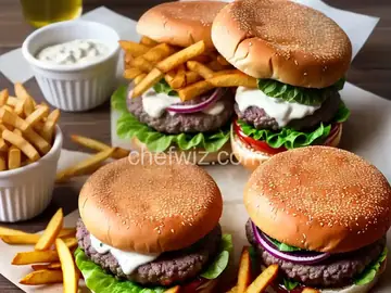 Copycat Burger and Fries